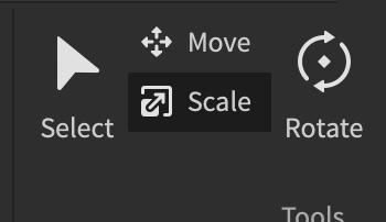 roblox studio scale