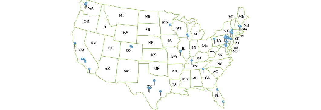 Lavner Locations Map
