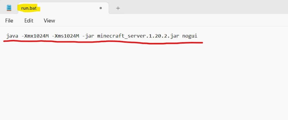 .jar file for Minecraft server