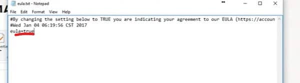 Step 2 of signing the EULA