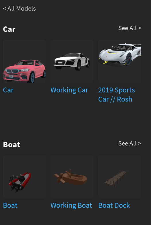 roblox studio premade objects